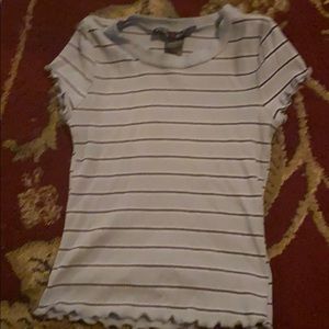 A tight fitting short sleeve shirt